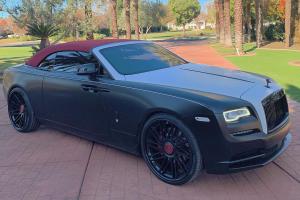 Rolls-Royce Dawn Matte Black on Forgiato Wheels (TEC 3.6) 2018 года